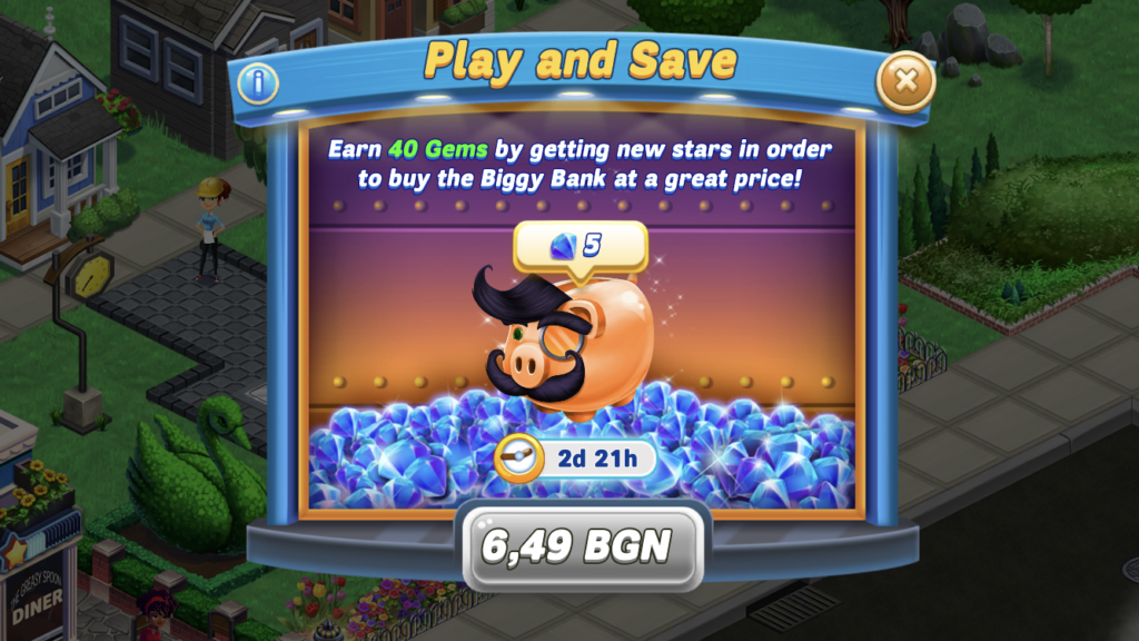 Screenshot of a Diner Dash event announcement that says 
